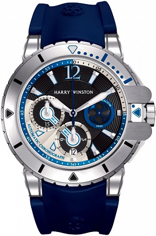 Review Replica Harry Winston Ocean Diver OCEACH44WZ005 watch - Click Image to Close